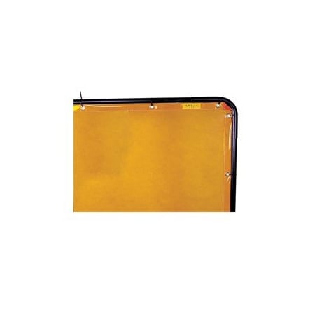 Weldas Alliance High-Visability Welding Screen, Size: 6'x6', High Transparency, Yellow, Vinyl 16 mil 0.4mm 55-5466